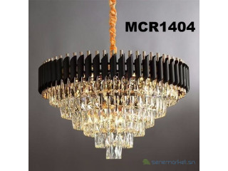 Luminaire suspendue noire dorée