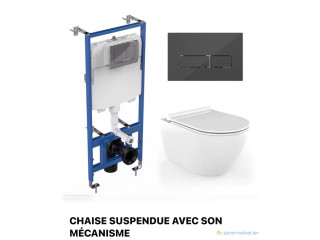 Wc en hauteur avec mécanisme