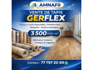Tapis gerflex PVC LINO HAUTE QUALITE