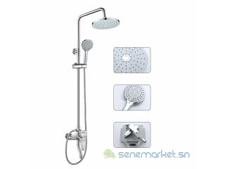 Promotion Korité : Colonne de douche chromée 3 sorties