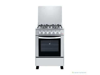Cuisinière ASTECH 4Feux 6060 à gaz avec four à gaz INOX