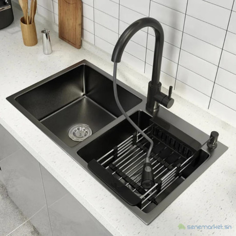 promotion-tabaski-evier-2-bac-noir-avec-un-robinet-mitigeur-extractible-pm-noir-big-0