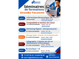 Formation en informatique bureautique formation en infographie création de site et maintenance informatique