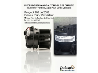 Peugeot 208 (1) ou 2008 (1) pulseur d'air ventilateur