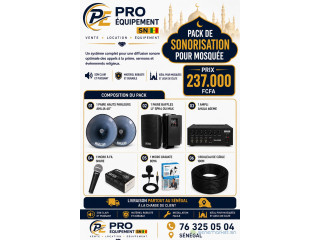 PACK SONORISATION POUR MOSQUÉE