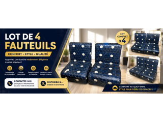 À vendre : magnifique canapé/fauteuils d'occasion !