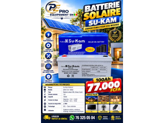 BATTERIES SOLAIRES DISPONIBLES