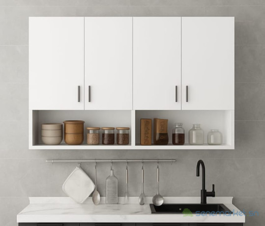 promo-meuble-de-cuisine-blanc-moderne-avec-etagere-ouverte-4-portes-big-0