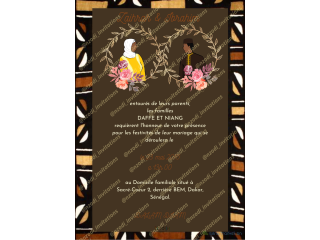 Carte invitation mariage (virtuelle)