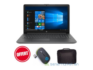 Hp Laptop 15dw - 15.6" - 1000Go - 4 Go RAM - Dual Core + Souris Sans Fil et Sac