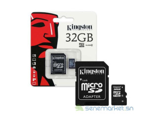 Kington Carte Mémoire Kingston - 32GB - 80MB/S - Noir