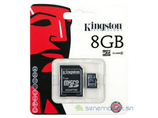 Kington Carte Mémoire Kingston - 8GB - 80MB/S - Noir