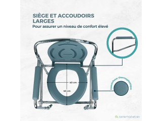 CHAISE TOILETTE MEDICAL MOBILE