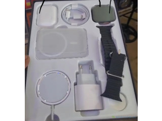Ensemble package AirPods +Apple Watch +2 montures +chargeur original