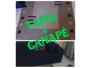 TAPIS + CANAPÉ