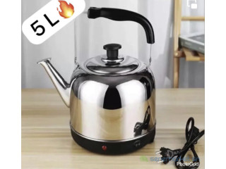 Bouilloire électrique en acier inoxydable, chauffe-eau portable, maintien au chaud, 5 L très tendance et très pratique