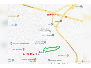 Location terrains à R10, Rufisque-Est, Arrêt Chérif