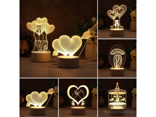 Lampe led acrylique